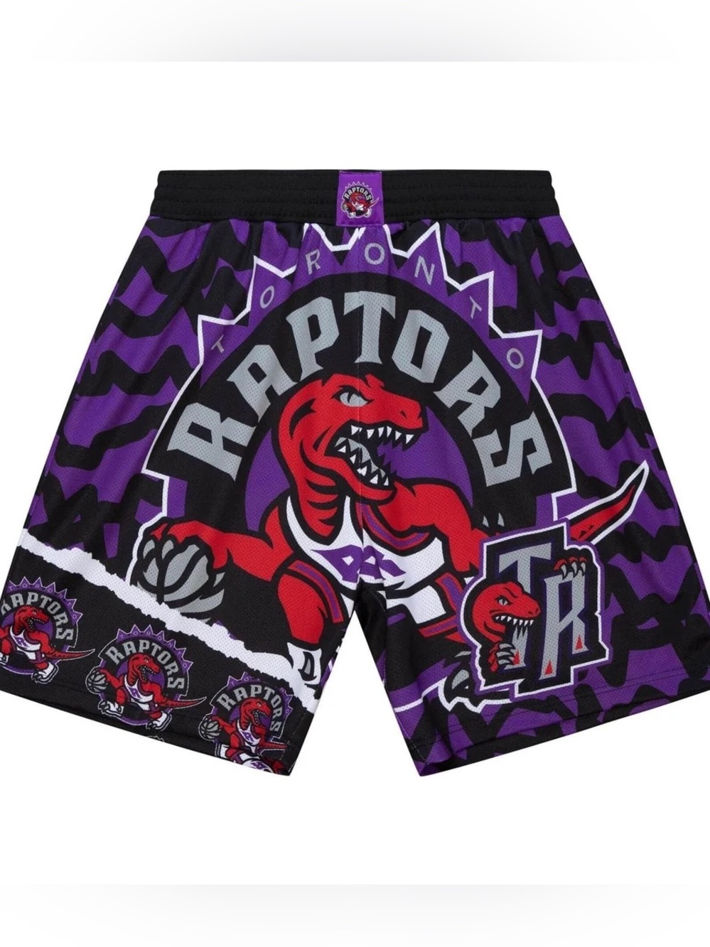 Toronto Raptors aop nba Graphic multi logo swingman Basketball  Shorts